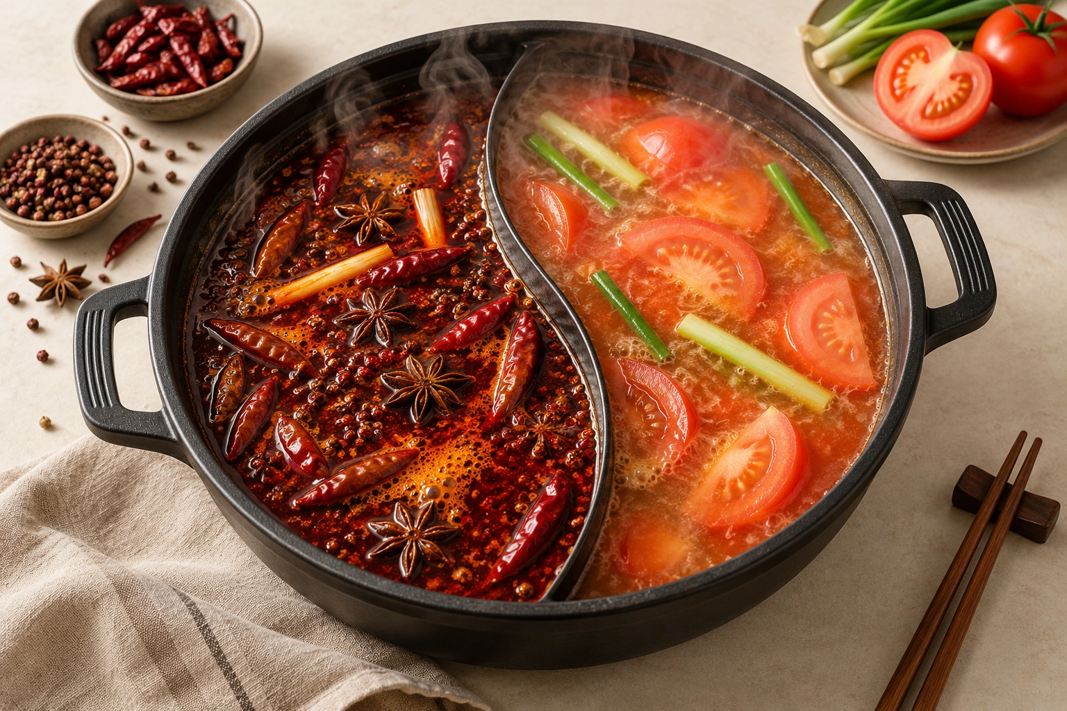 Illustrative hotpot photograph for the website concept